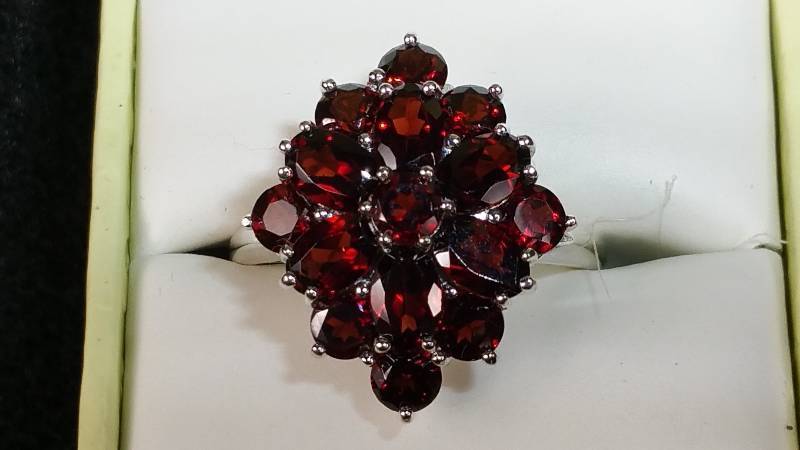 5.18 CT Genuine Garnet Estate Ring