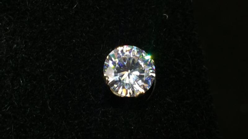 3 CT Near Flawless White Sapphire Solitaire Earrings
