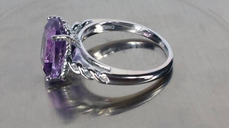 2.32 CT Amethyst Dinner Ring