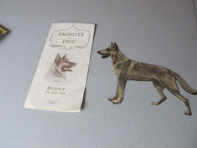 lot 61 image: Antique MAN-KIND Dog & Cat Food Advertising Card & Booklet