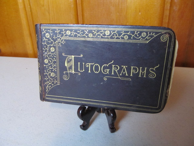 lot 63 image: Antique 1880s Autograph Book