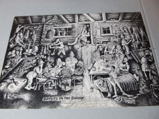 lot 70 image: (2) Vintage 1940s Oversized Postcards