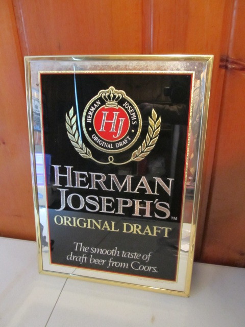 lot 72 image: Herman Josephs COORS Beer Mirror