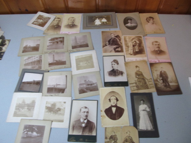 lot 107 image: Large Lot of Assorted Antique PhotosCabinet Cards