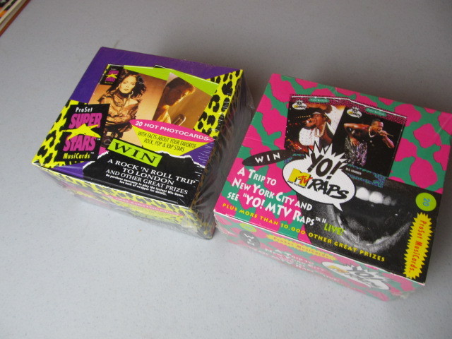 lot 109 image: 2 SEALED Boxes of Music Trading Cards