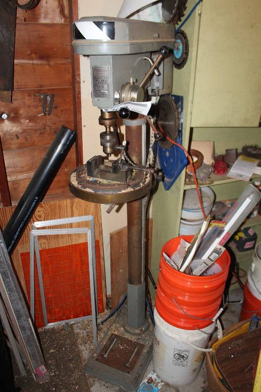 lot 306 image: 1979 Packard Heavy Duty 12-Speed Drill Press