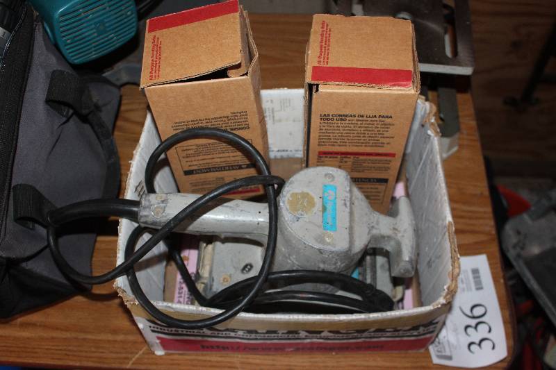 lot 336 image: Rockwell Belt Sander w 3x18in. Sanding Belts