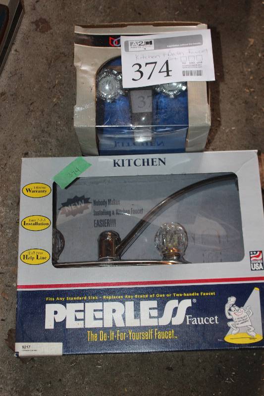 lot 374 image: Peerless Kitchen, Moen Bath Faucet Sets