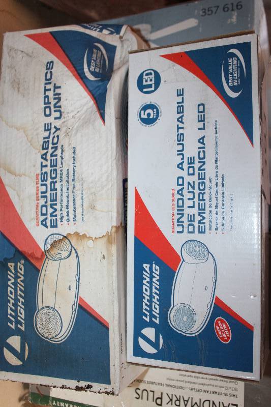lot 393 image: Lot of (2) Lithonia Lighting Adjustable Optics Emergency Unit