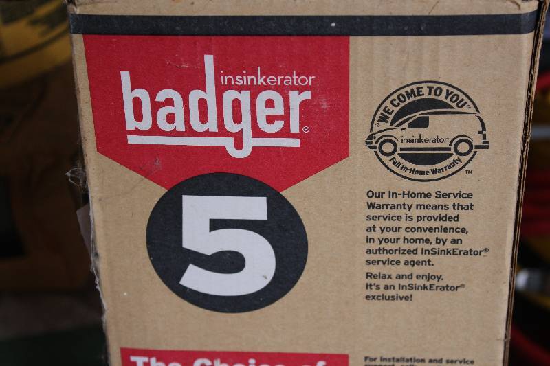 lot 379 image: Badger Insinkerator 12 hp Food Waste Disposer