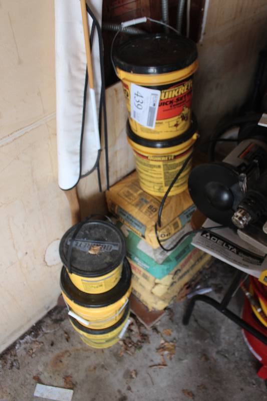 lot 439 image: Lot of (10) Concrete Mixes