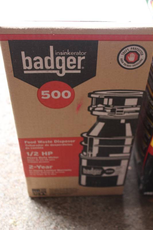 lot 438 image: Badger Insinkerator 12 hp Food Waste Disposer