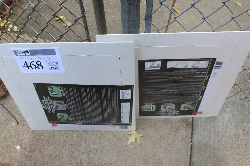 lot 468 image: Lot of (2) Oatey 14x14in. Access Panels