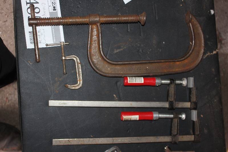 lot 485 image: Clamps Includes C-Clamp, Compression Clamp