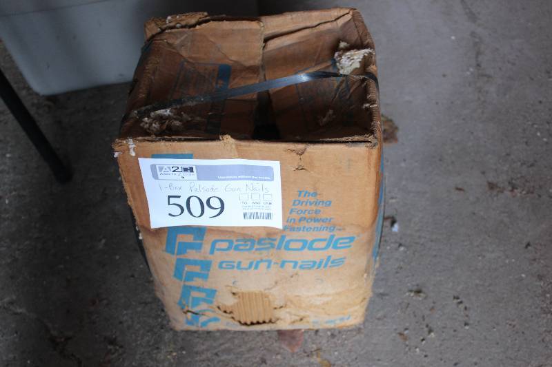 lot 509 image: Box Lot of Paslode Gun Nails