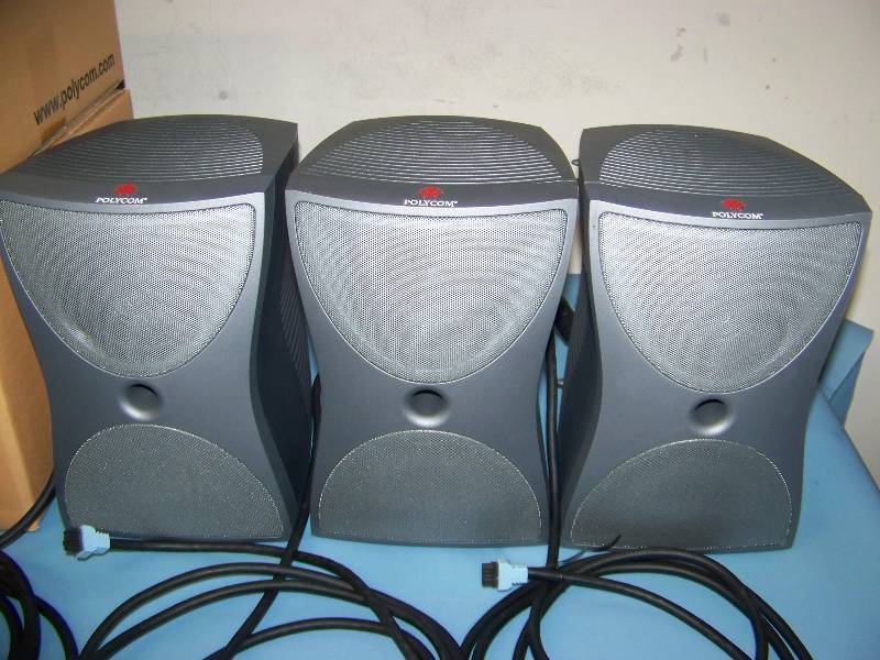 lot 69 image: (4) Polycom, VSX 7000, Subwoofers  Subs