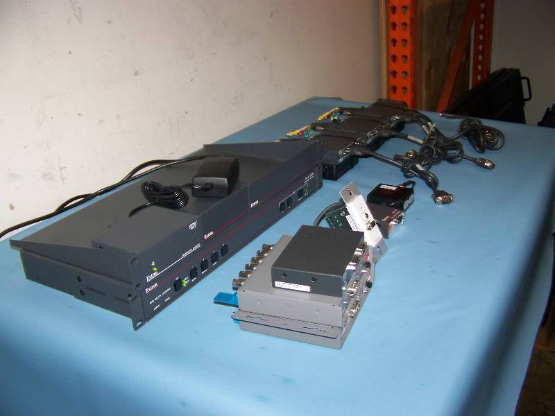 lot 90 image: Extron Electronics, Video  Audio Switcher, Distribution Amplifier  Amp, Wall Plate  Connectors and more