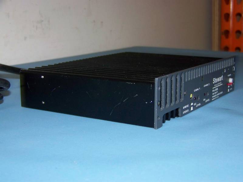 lot 70 image: Stewart Audio, 100 Watt, Power Amplifier  Amp