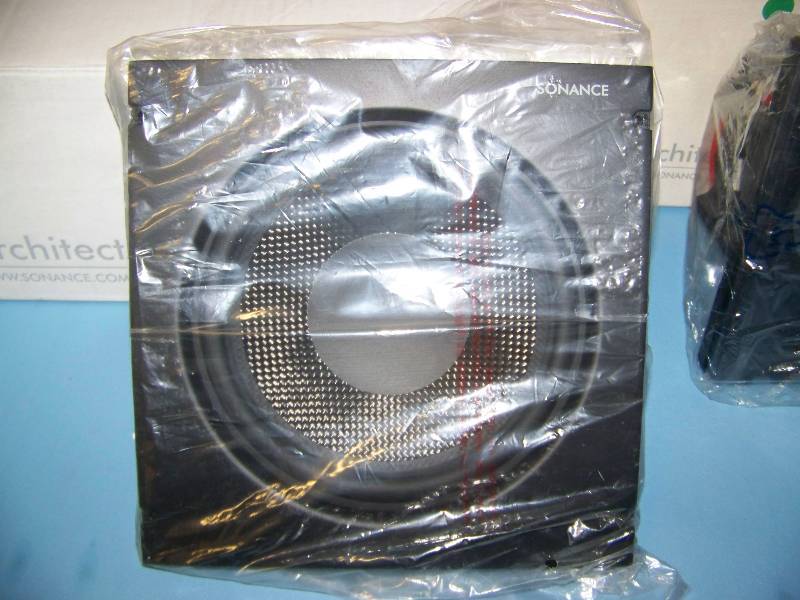 lot 81 image: (1) Sonance, Architectural Series, In-Ceiling Woofer and (1) Sonance, Architectural, 2-Way, In-Ceiling Speaker in Original Boxes