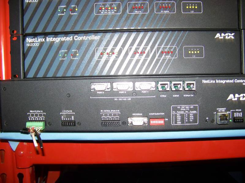 lot 102 image: (7) AMX, NetLinx Integrated Controllers