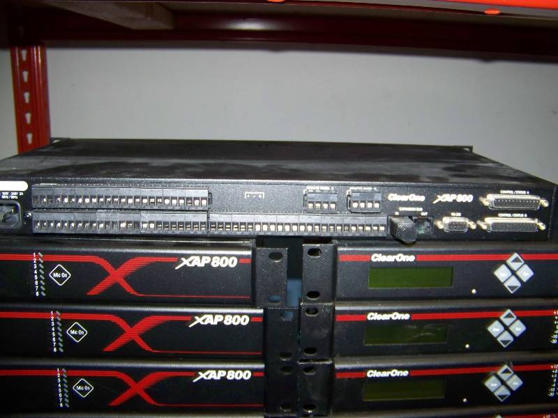 lot 104 image: (15) ClearOneGentner, XAP800, Teleconferencing Systems