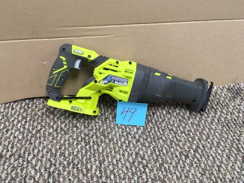 lot 49 image: Ryobi P516 18v One Plus Reciprocating Saw (tool Only) 18 Volt good condition