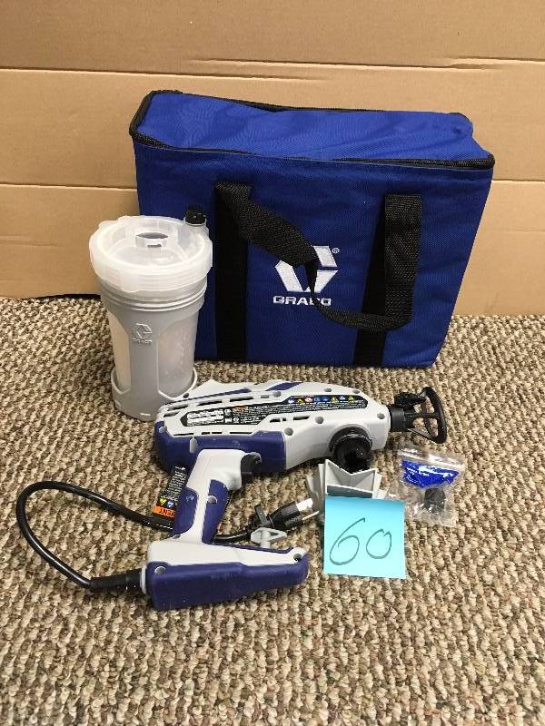 lot 60 image: Graco TrueCoat 360VSP Airless Paint Sprayer used good working condition in box MSRP $250