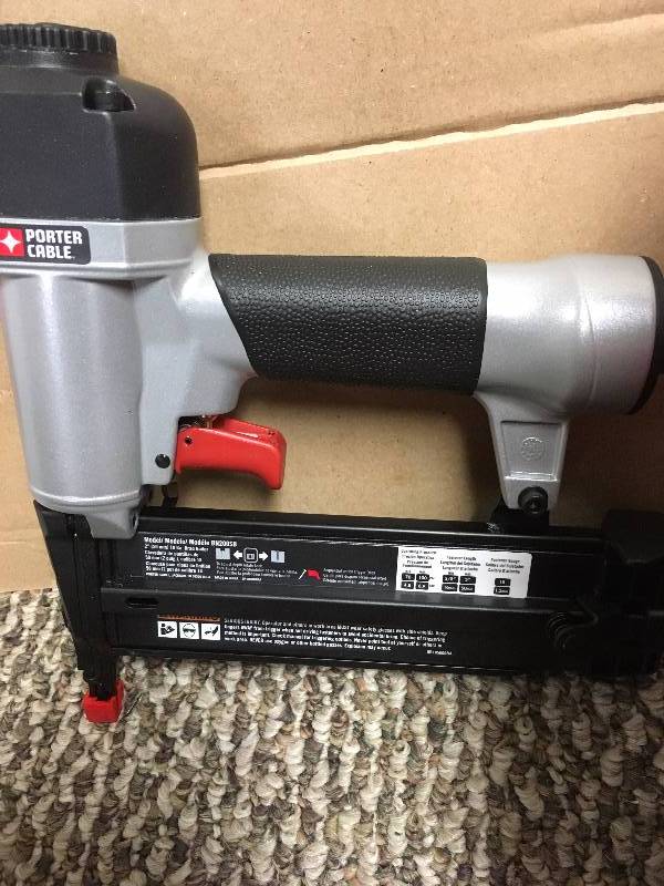 lot 116 image: Porter-Cable PCFP12234 Tool Nailer Combo Kit good working condition