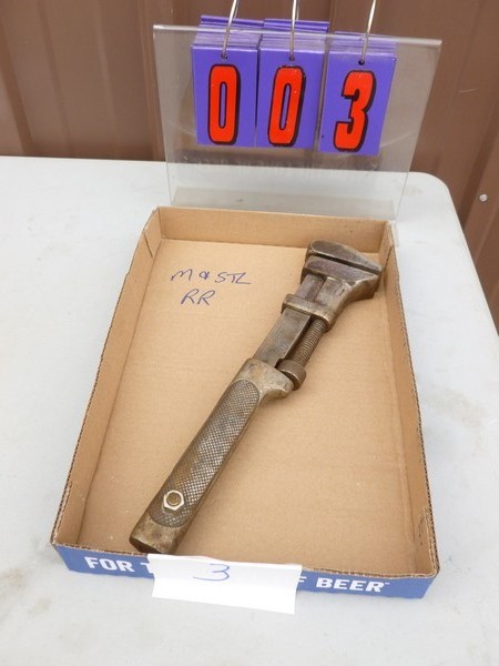 SnS Auctions # 287 Vintage Rail Road & primitive tools.