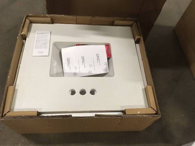 Marble Engineered stone vanity top with bowl 28.74 x 26 x 12.2