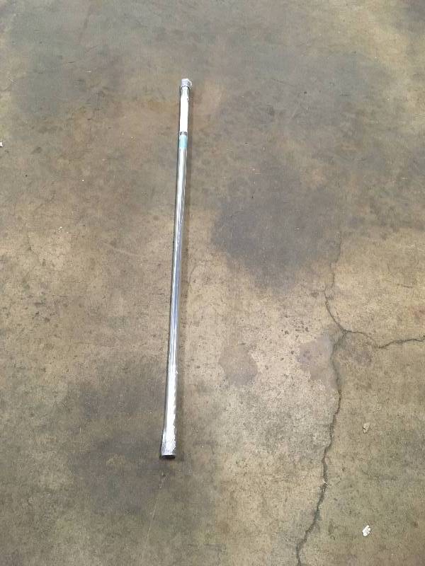 Zenna Home 52 in. - 86 in. Adjustable Tension No-Tools Shower Rod in Chrome New