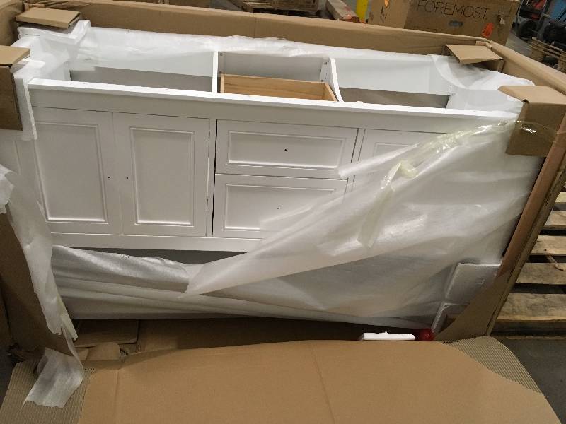 Home Decorators Collection Gazette 60 in. W Bath Vanity Cabinet White GAWA6022D