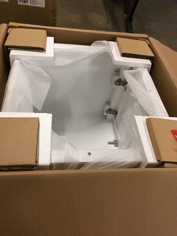 Home Decorators Collection Gazette 24 in. W x 21-34 in. D Bath Vanity Cabinet Only in White-GAWA2422