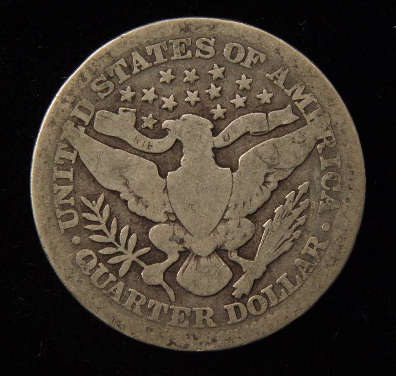 1912 BARBER SILVER QUARTER