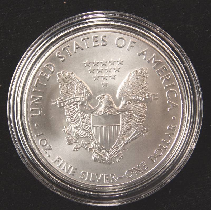 2013 AMERICAN SILVER EAGLE 1 TROY OZ. .999 FINE SILVER IN AIRTITE