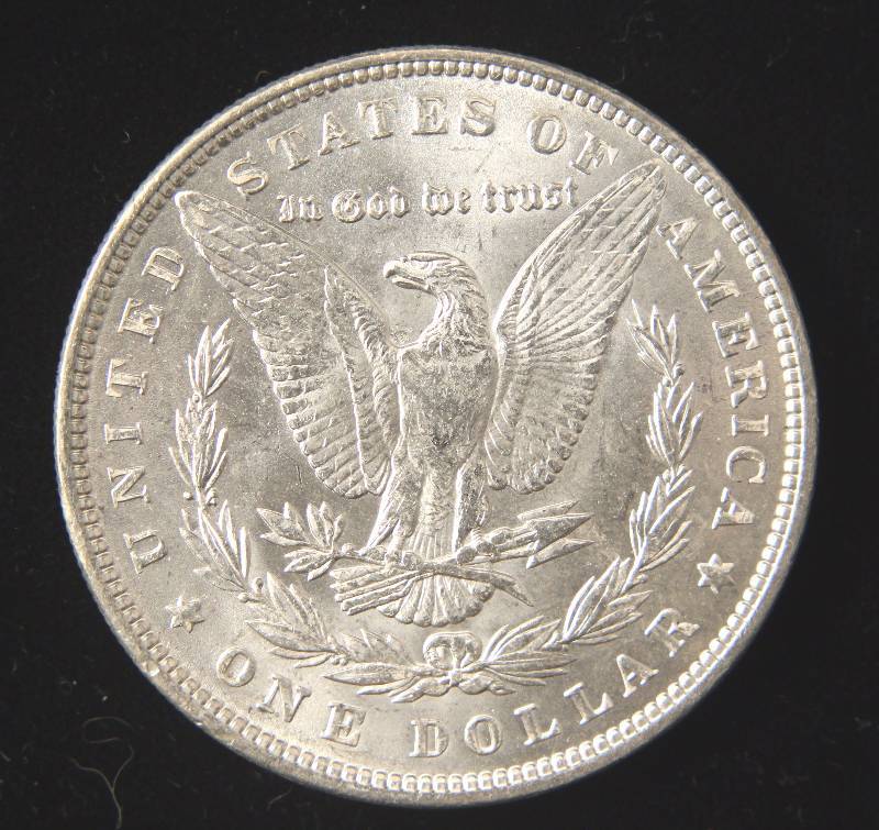 1889 MORGAN SILVER DOLLAR AU58