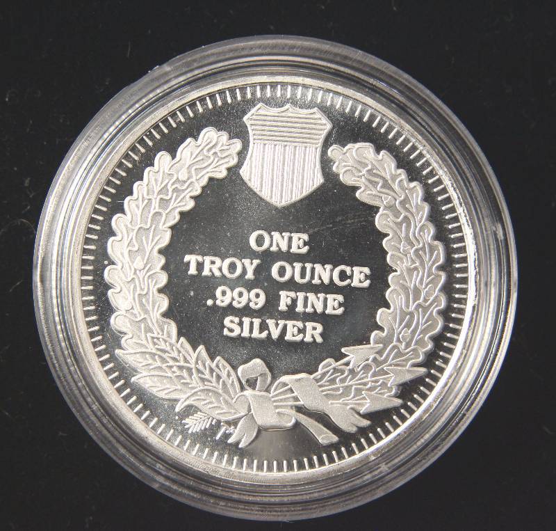 1 TROY OZ. .999 FINE SILVER 2017 INDIAN HEAD DESIGN IN AIRTITE