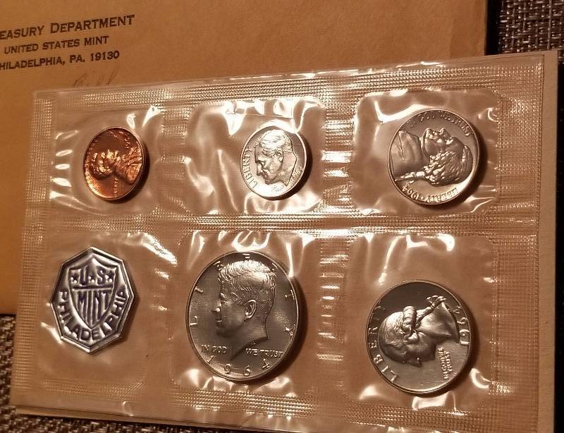 1964 US SILVER PROOF SET IN ORIGINAL PACKAGING