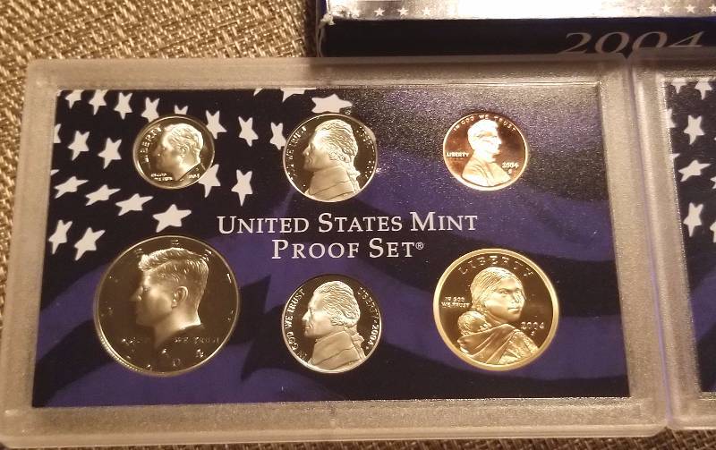 2004 US PROOF SET (11 COIN SET)