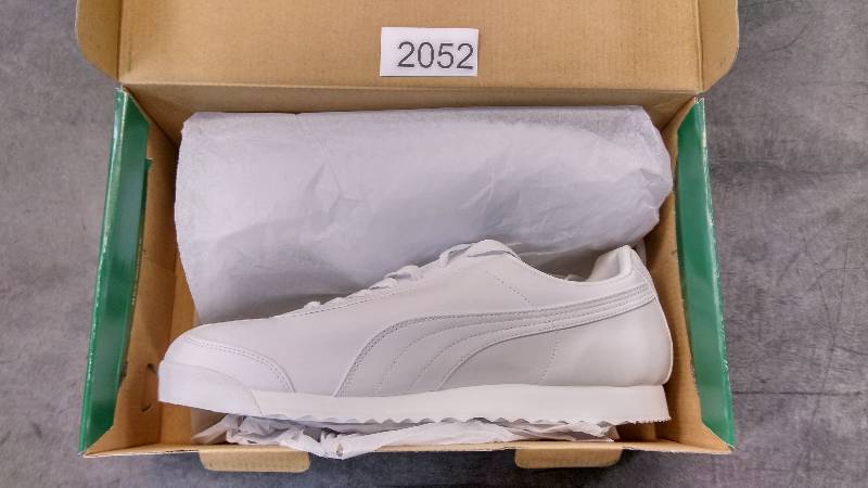 Puma Mens Roma Basic Sport Shoes - White - Size 13