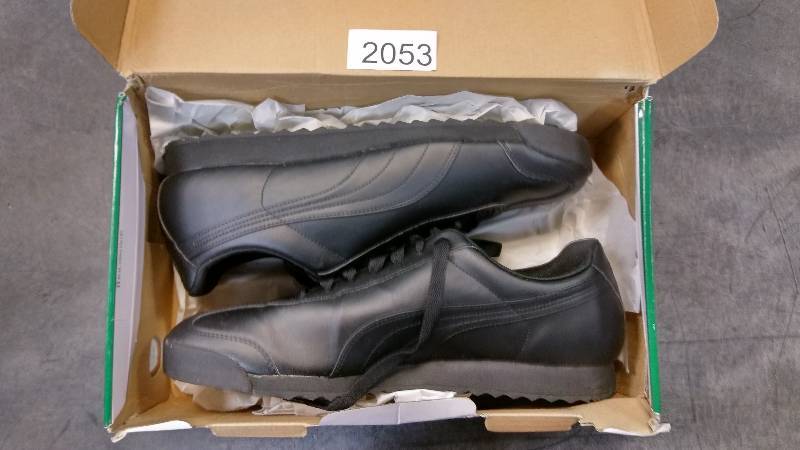 Puma Mens Roma Basic Sport Shoes - Black - Size 13