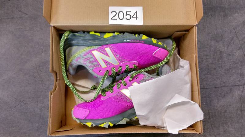 New Balance Kids Grade School 690V2 Trail Running Shoes - Gray  Black and Pink  Gray - Size 12