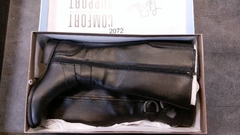 Life Stride Womens X-MUST Boots - Black - Size 7 WIDE