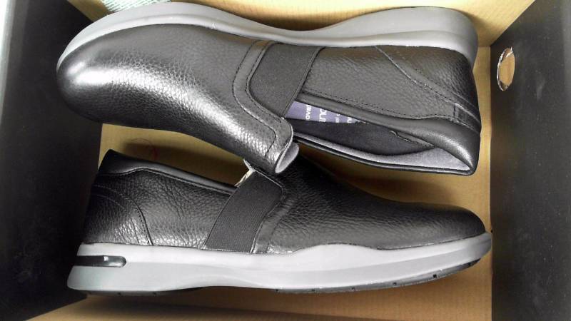 Greys Anatomy by Softwalk Womens Leather Vantage Duty Shoes - Black Leather - Size 9.5