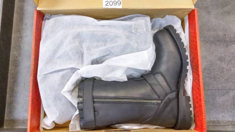 Milwaukee Leather Mens 11 Classic Engineer Boots - Black - Size 12