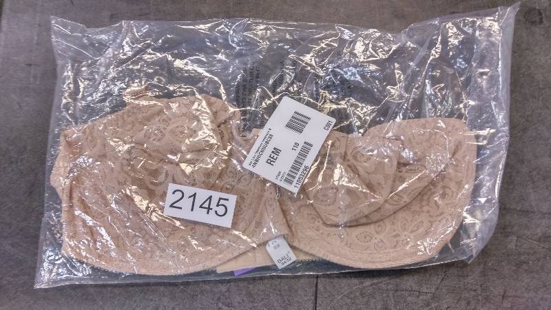 Bali Lace Seamless Underwire Bra - Nude - Size 38 C