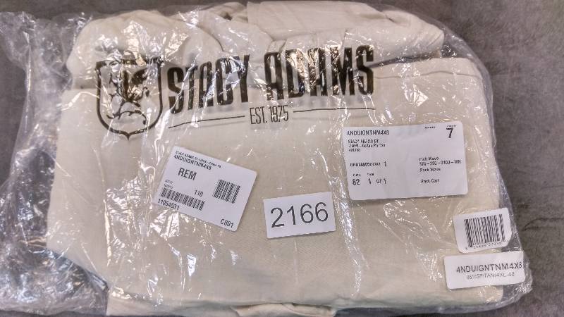 Stacy Adams Mens Big  Tall 2-pc. Linen  Cotton Pant Set - Tan - Size 4XL  48