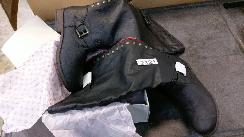 Brinley Co Womens Durango Riding Boots - Black - Size 9.5 EXTRA WIDE CALF