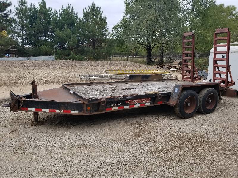 lot 5 image: 2000 T-14 Towmaster Double Axle Heavy Duty 16ft Trailer with Ramps