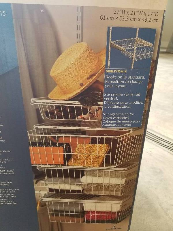 lot 65 image: New Closetmaid 4 Drawer Kit